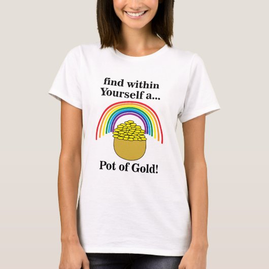 自分の中の黄金 Saint Patrick's Day Tシャツ (正面)