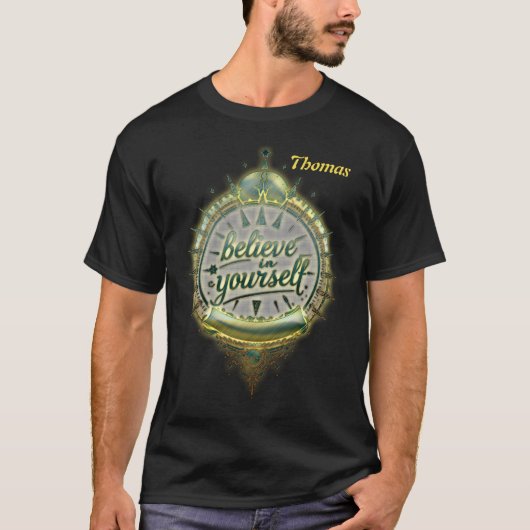 自分の中信じの黄金の道 Tシャツ (正面)