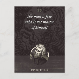 自分の主人でない者は誰も自由ではない ポストカード