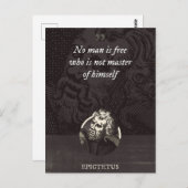 自分の主人でない者は誰も自由ではない ポストカード (正面/裏面)