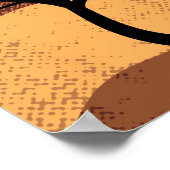 自分の人生を生きる、自己のやる気を起こさせる引用文 ポスター (角)