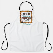 自分の人生を生み出すコーヒー救済 エプロン (正面)