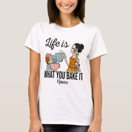 自分の人生を生み出す事が自分で作る事だ Tシャツ