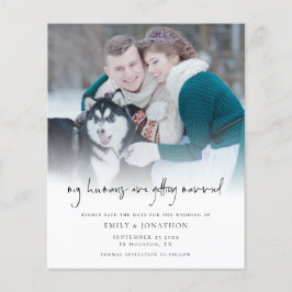 自分の人間が結婚する写真の日付を予算救に収める