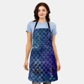 自分の人魚の女の子を作るグリッターの母の彼女 エプロン (着用した状態)