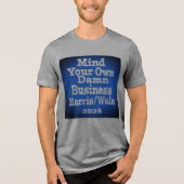 自分の仕事に気を付ける トライブレンドTシャツ (正面)