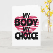 自分の体 カード (黄色い花)