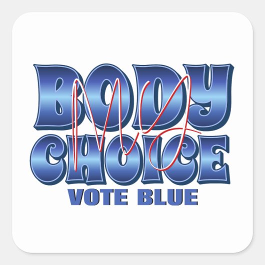 自分の体 スクエアシール (正面)