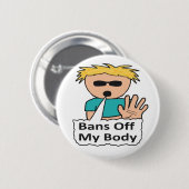 自分の体 缶バッジ (正面&裏面)