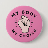 自分の体 缶バッジ (正面)