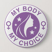 自分の体 缶バッジ (正面)