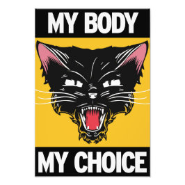 自分の体My Choiceポスター フォトプリント