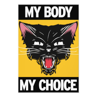 自分の体My Choiceポスター フォトプリント