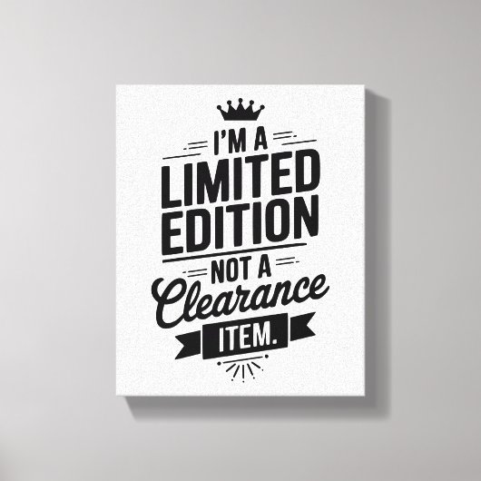 自分の価値をやる気を起こさせる- キャンバスプリント (正面)