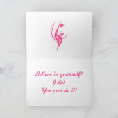 自分の信じあいさつきカードの落書き カード (内部)