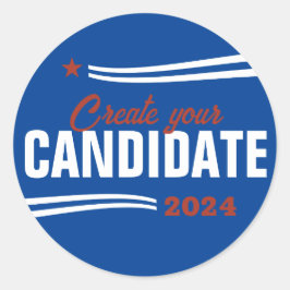 自分の候補を作成 ラウンドシール