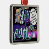 自分の元と元おもしろい メタルオーナメント (右)