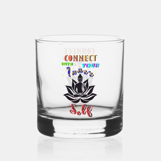 自分の内面とつながる ウイスキーグラス (裏面)