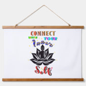 自分の内面とつながる 吊り下げ型タペストリー (正面)