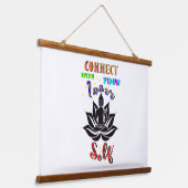 自分の内面とつながる 吊り下げ型タペストリー (傾斜あり)