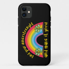 自分の内面を探し出し、虹を成長させる iPhone 11 ケース
