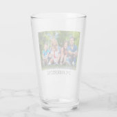 自分の写真とカスタム名前を作成する タンブラーグラス (裏面)