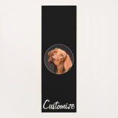 自分の写真とカスタム文字の作成パーソナライズされた ヨガマット (裏面)