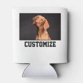 自分の写真とカスタム文字の作成パーソナライズされた 缶クーラー (裏面)