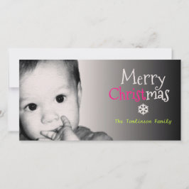 自分の写真と名前をカスタムするのクリスマスを追加 –  シーズンカード