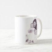 自分の写真と名前を個人用に追加 コーヒーマグカップ (正面右)