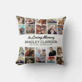 自分の写真と文字を追加パーソナライズされた クッション (正面)