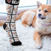 自分の写真と文字靴下を追加 ソックス