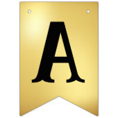 自分の写真にハッピーバースデーを作成する バンティングフラッグ (第3の旗)