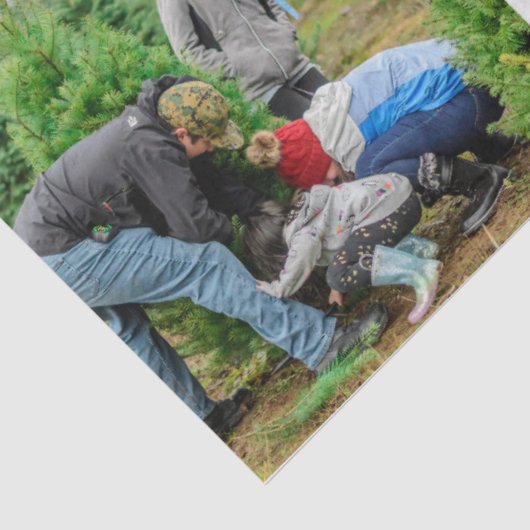 自分の写真のカスタムクリスマスコラージュを作成 薄葉紙 (詳細)