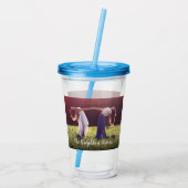 自分の写真のカスタム アクリルタンブラー (裏面)