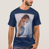 自分の写真のカスタムTシャツを追加 Tシャツ (正面)