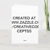 自分の写真のクリスマスカードを作成する シーズンカード (裏面)