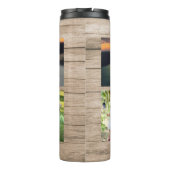 自分の写真のコラージュ家族を作成する タンブラー (裏面)