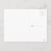 自分の写真のパーソナライズされたクリスマス葉書 シーズンポストカード (裏面)