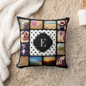 自分の写真のモノグラムを作成 クッション (ブランケット)