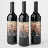 自分の写真の作成  ワインラベル (ボトル)