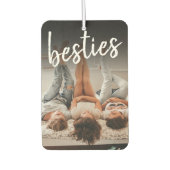 自分の写真の友だちを追加 カーエアーフレッシュナー (正面)