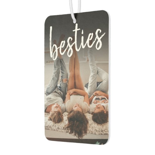 自分の写真の友だちを追加 カーエアーフレッシュナー (左)