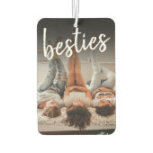 自分の写真の友だちを追加 カーエアーフレッシュナー (裏面)