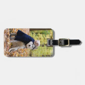 自分の写真の荷物タグモダンを作成する ラゲッジタグ (正面横)