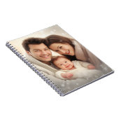 自分の写真の贈りモダン物をカスタム作成 ノートブック (右側)