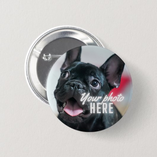 自分の写真またはグラフィックピンボタンを作成する 缶バッジ (正面&裏面)