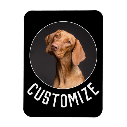 自分の写真や写真、文字の作成 マグネット (縦)