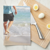 自分の写真や文字の追加 キッチンタオル (四つ折り)