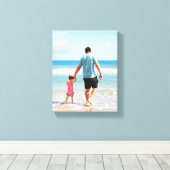 自分の写真や文字の追加 キャンバスプリント (インサイチュ (ウッドフロア))